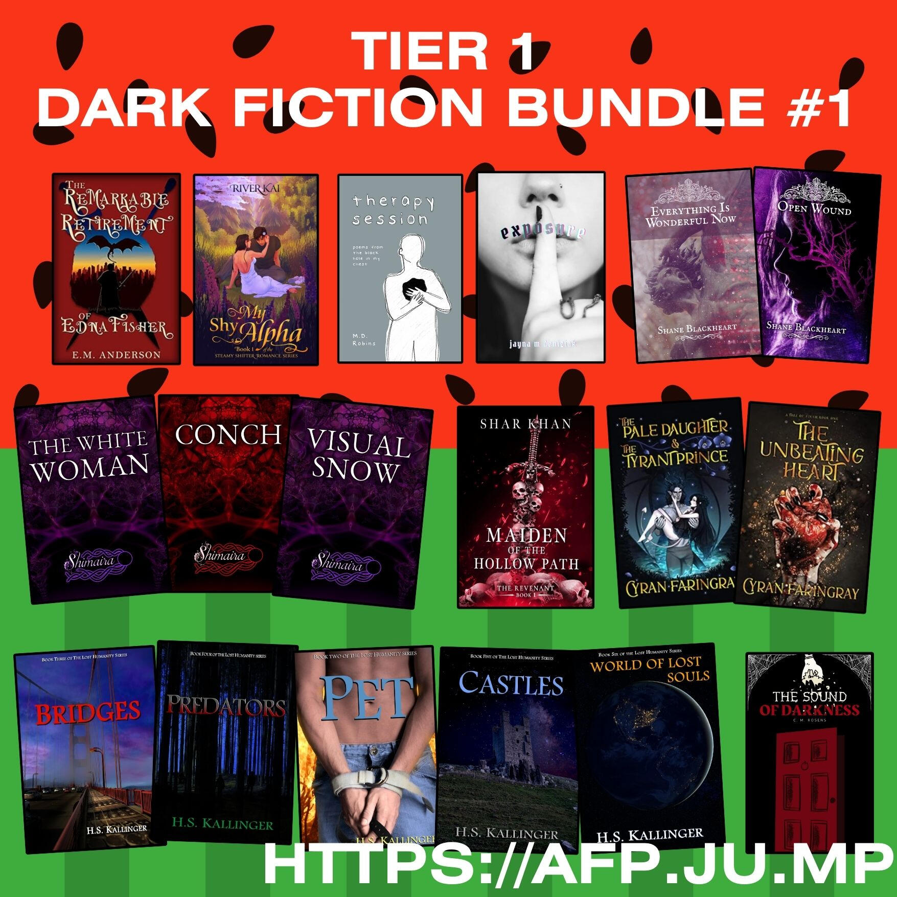 An image showcasing the various covers matching the tier rewards listed.